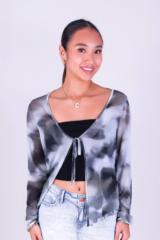 CLOUDLIGHT MESH CARDIGAN