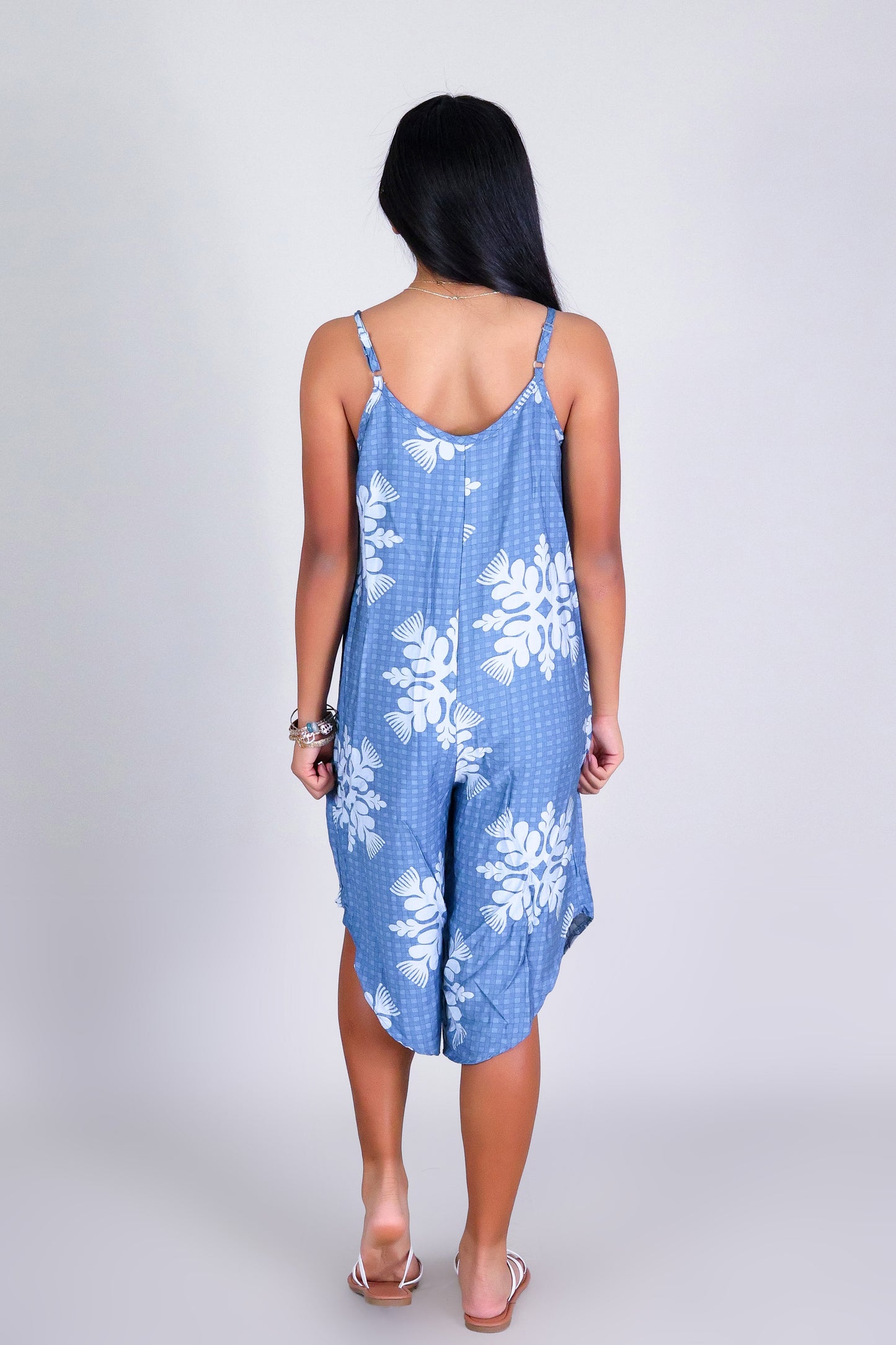GINGHAM OHIA NO WAIST JUMPSUIT | KIDS SIZE 2-16