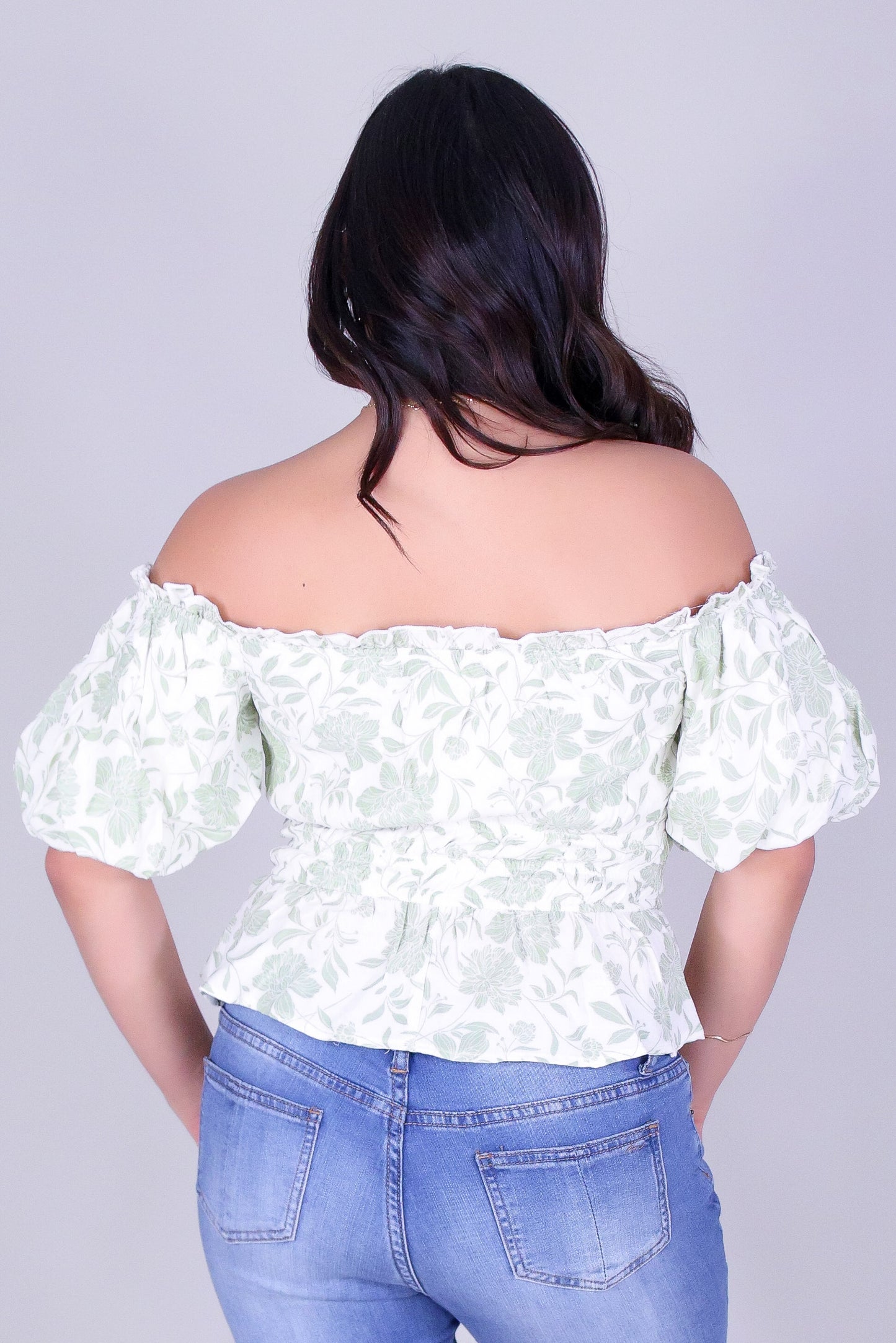 BLOOM BARE OFF SHOULDER TOP