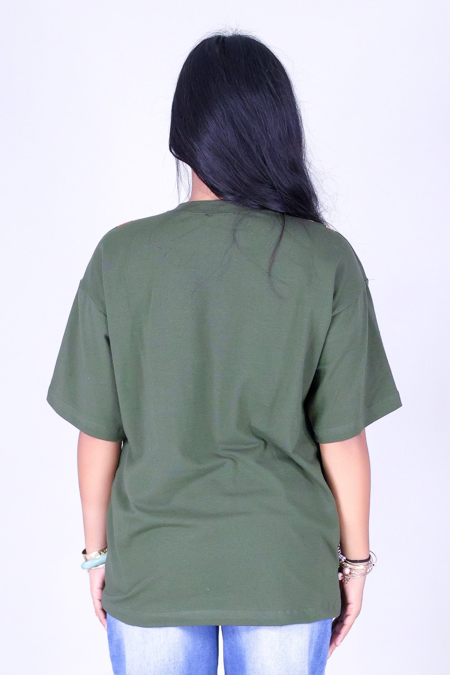 CLUSTERED PUAKENIKENI OVERSIZED TEE