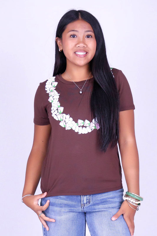 2 PIKAKE LOKELANI LEI TEE | KIDS SIZE 8-16