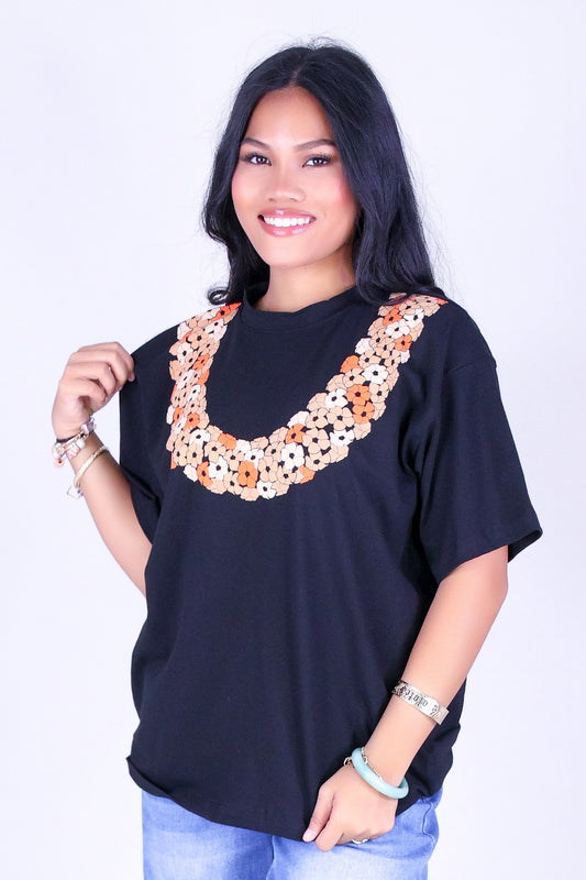 CLUSTERED PUAKENIKENI OVERSIZED TEE