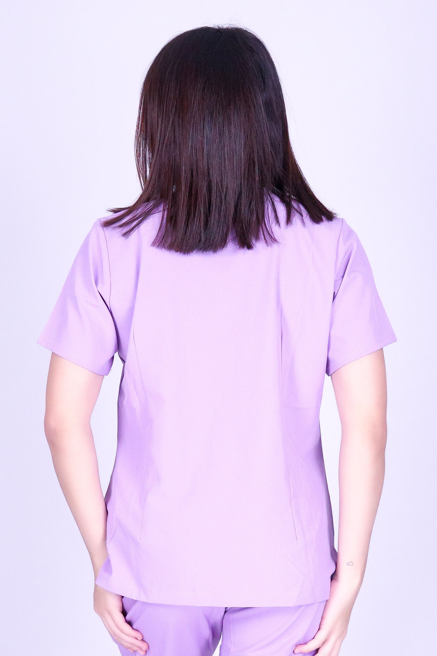 HERE TO HELP SCRUB TOP