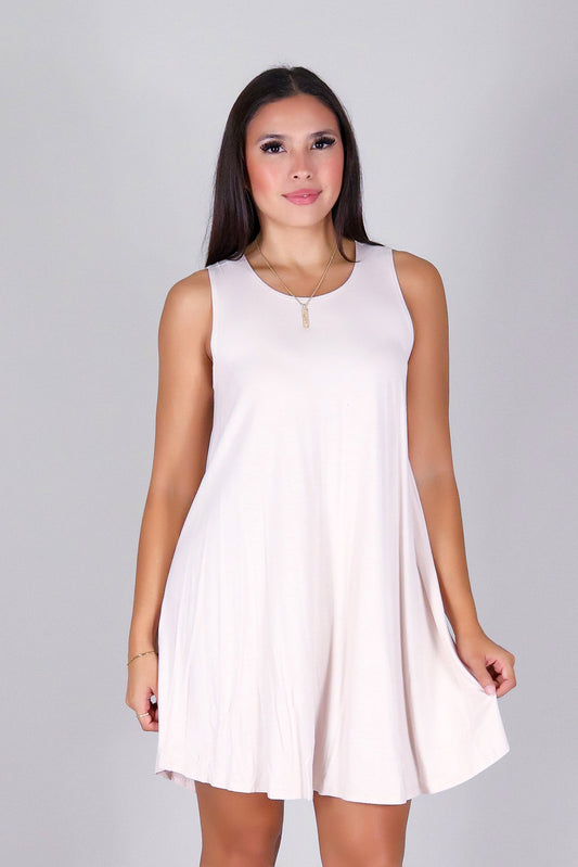 TWIRL AWAY TRAPEZE DRESS