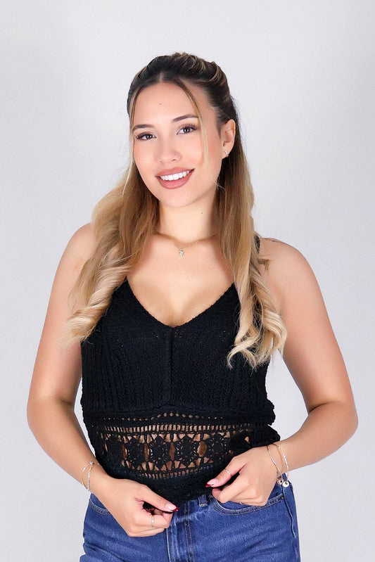 SUNKISSED THREADS CROCHET CROP TOP