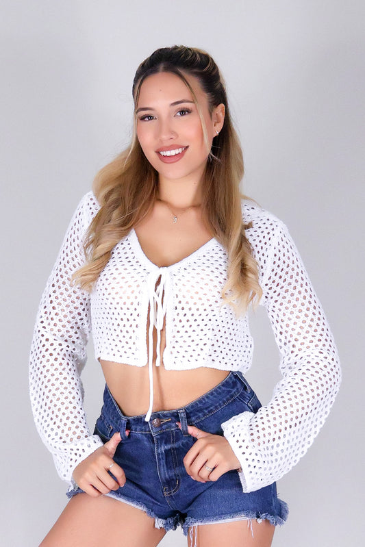 STAY SOFT CROCHET CARDIGAN