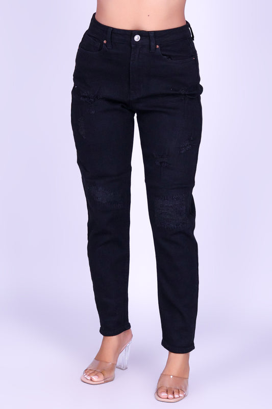 WEEKEND BLUES MOM JEANS