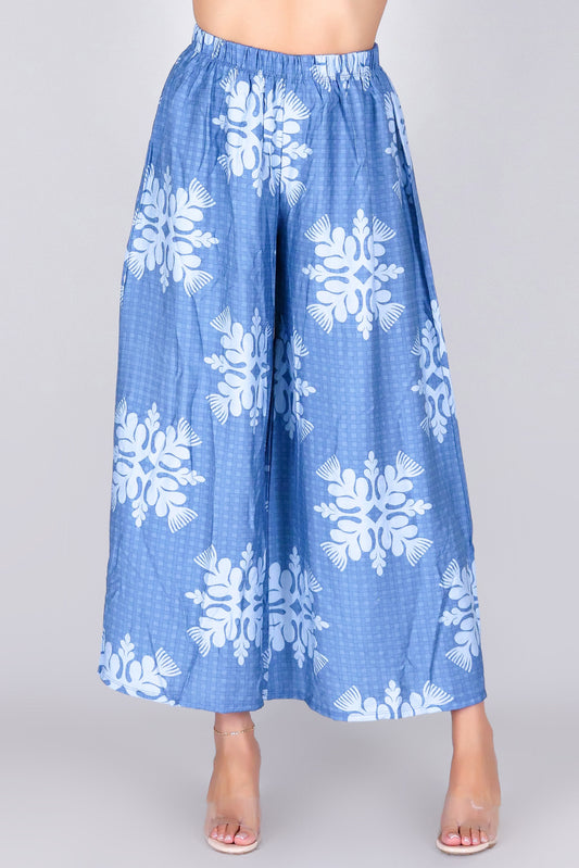 GINGHAM OHIA PALAZZO PANTS