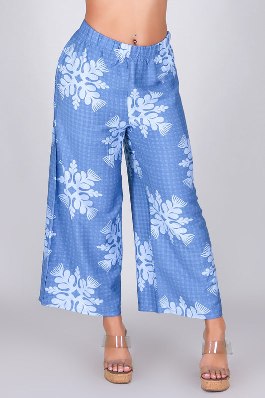 GINGHAM OHIA CAPRI'S