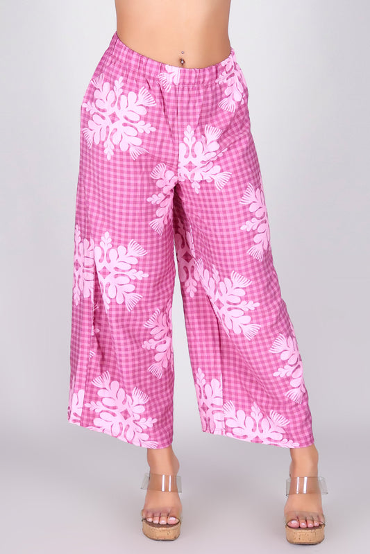 GINGHAM OHIA CAPRI'S