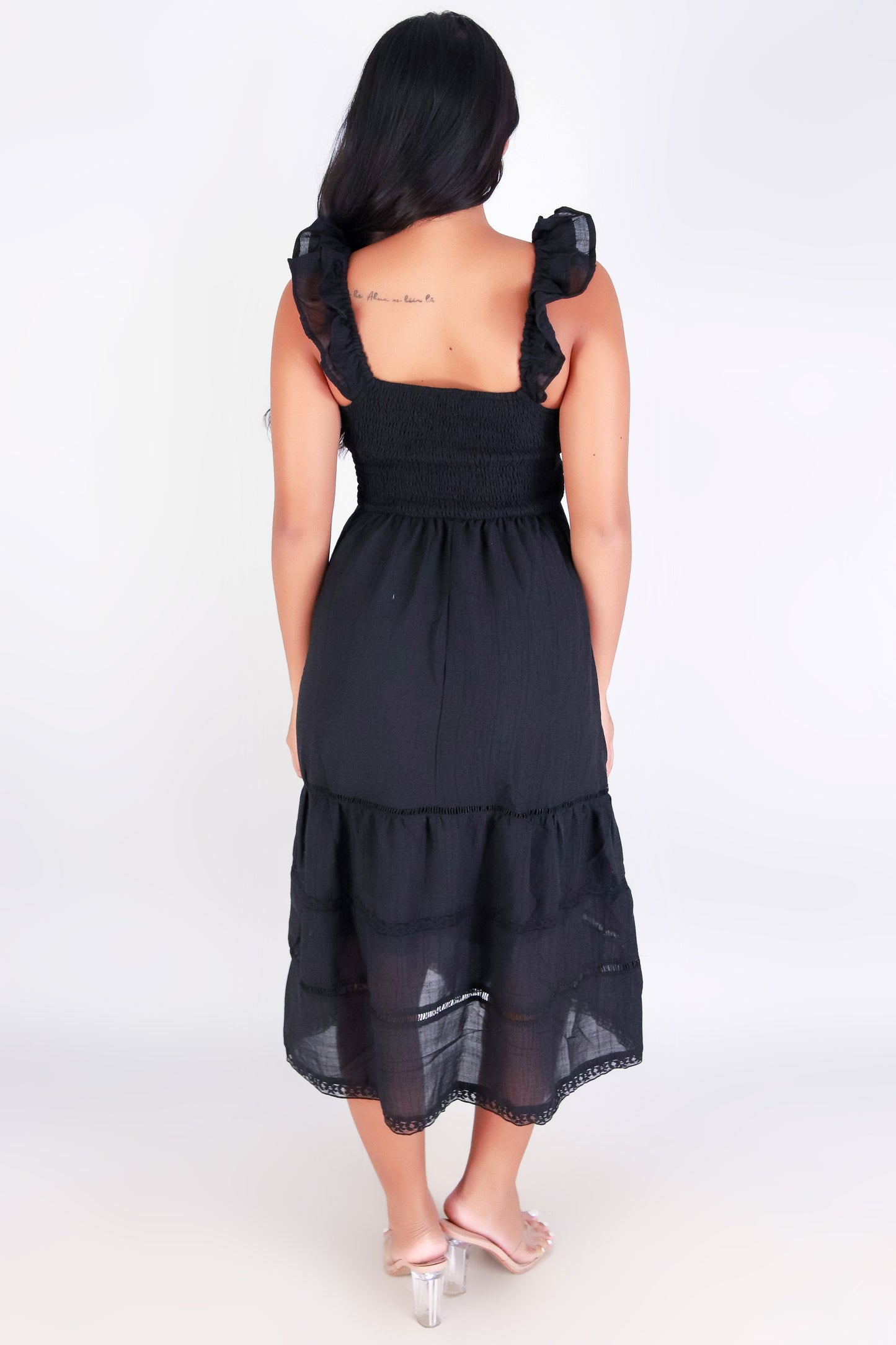 Jeans Warehouse Hawaii - S/L LONG SOLID DRESSES - DAYDREAM DARLING DRESS | By GOGO APPAREL INC