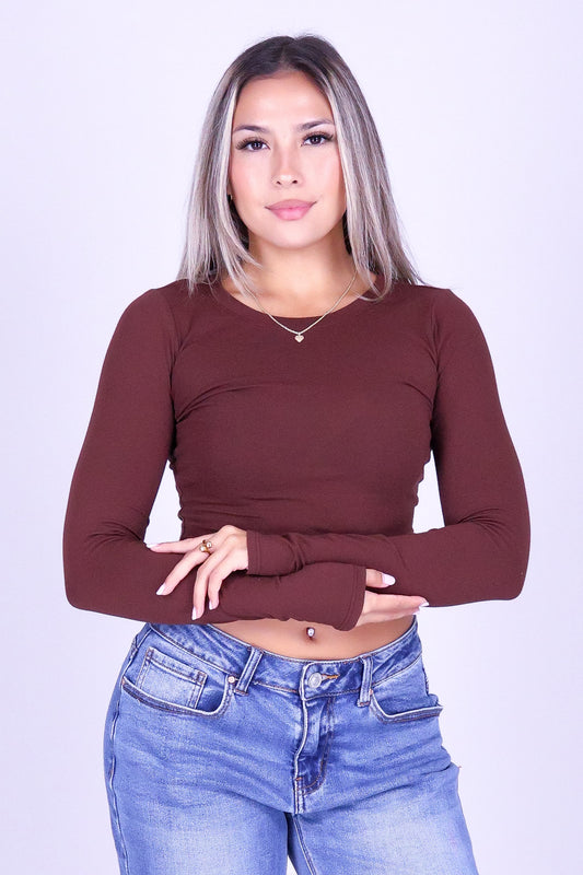WATCH OUT LONG SLEEVE TOP