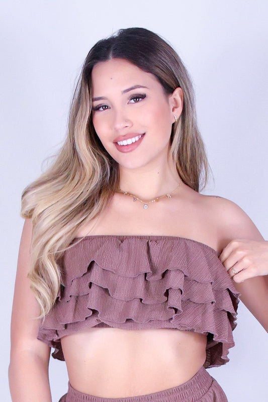 MOONLIT ROMANCE CROP TUBE TOP