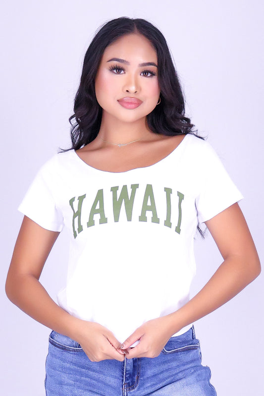 HAWAII OFF SHOULDER TEE