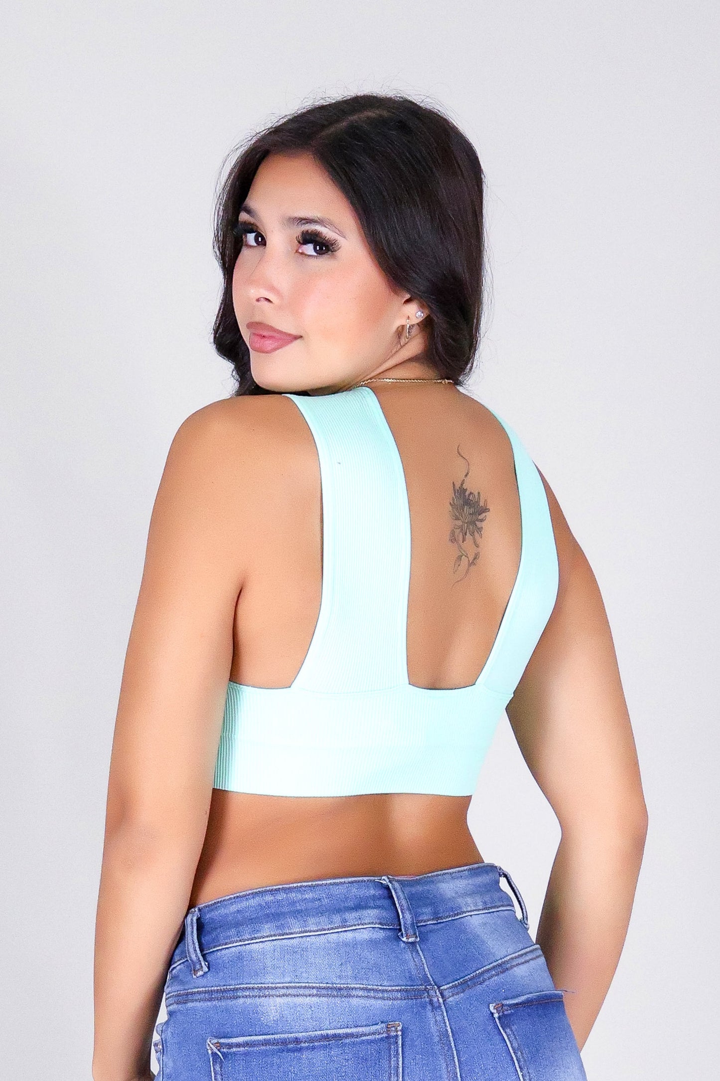 HERE FOR IT CROP TOP