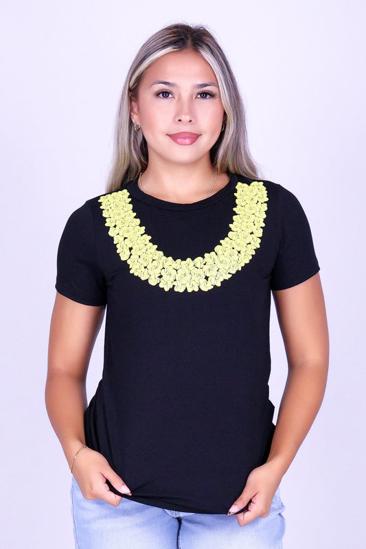 THICK PLUMERIA TEE