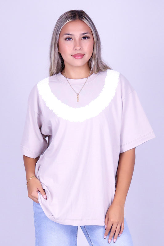 PIKAKE ROPE OVERSIZED TEE