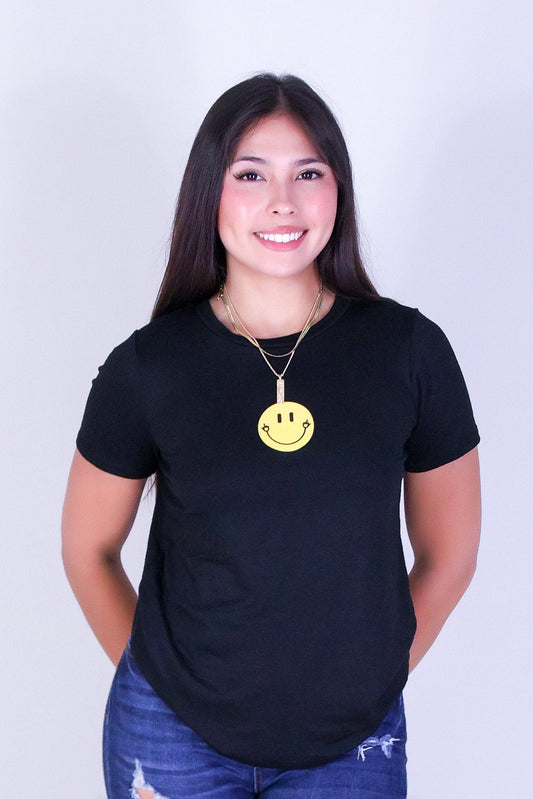 SMILEY FACE TEE
