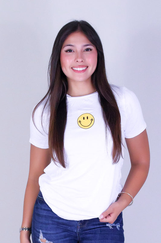 SMILEY FACE TEE