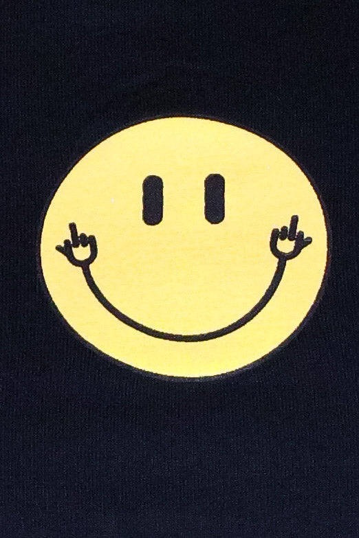 SMILEY FACE SCREEN TEE