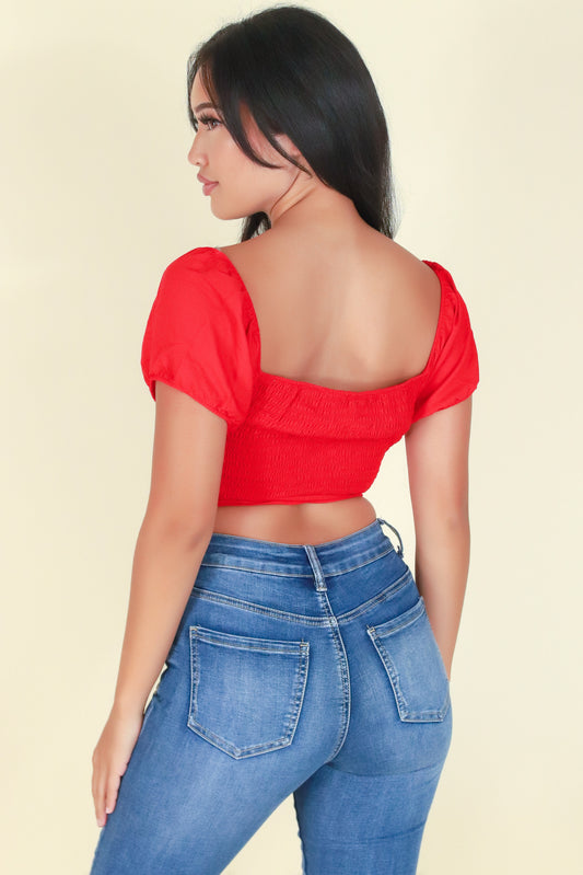 Jeans Warehouse Hawaii - S/S SOLID WOVEN CASUAL TOPS - ALREADY TAKEN TOP | By BLASHE