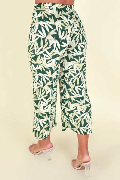 Jeans Warehouse Hawaii - PRINT KNIT CAPRI'S - HAVE IT YOUR WAY PANTS | By PAPERMOON/ B_ENVIED
