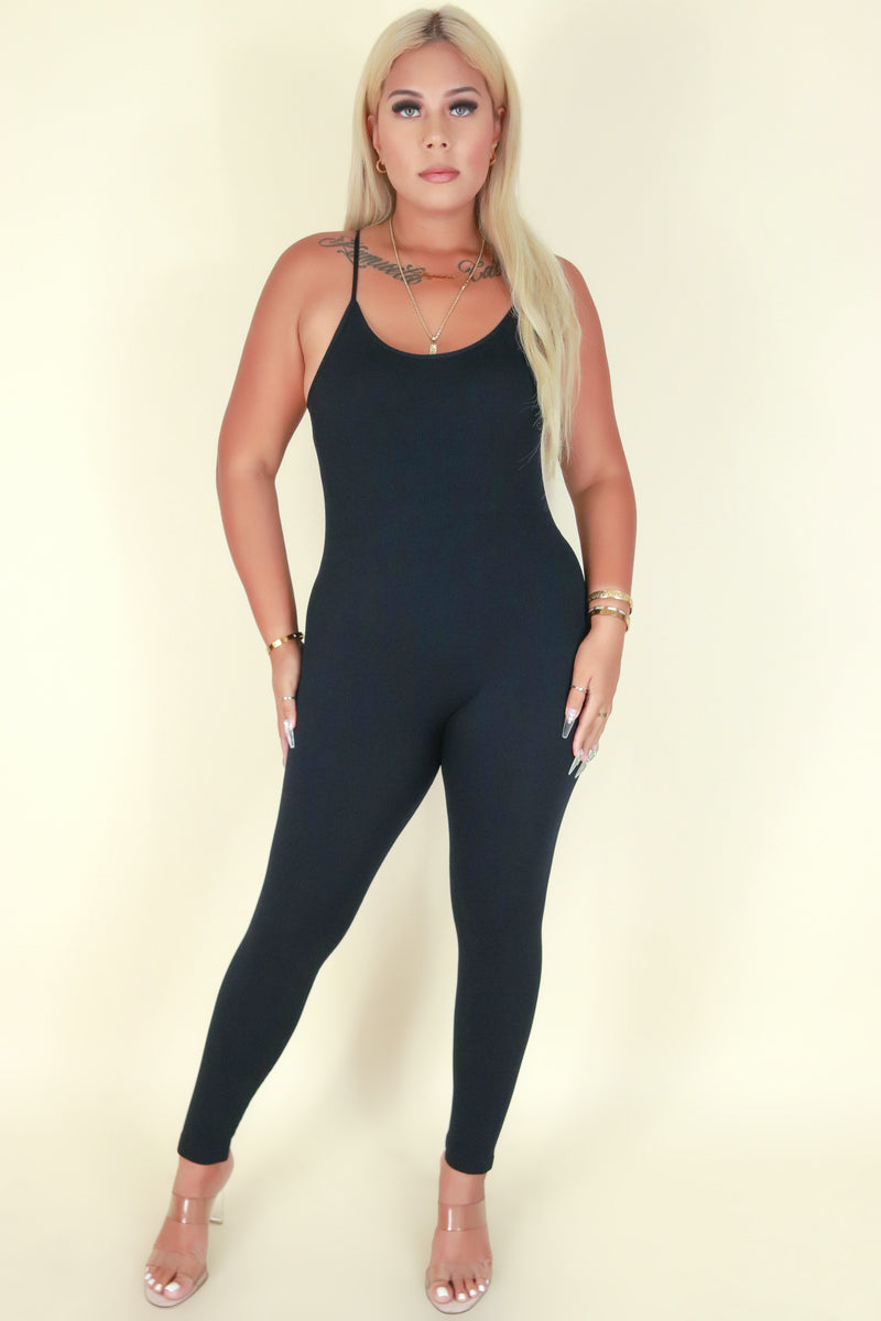 Jeans Warehouse Hawaii - PLUS SOLID JUMPSUITS - MAKE IT CLEAR JUMPSUIT | By ZENOBIA