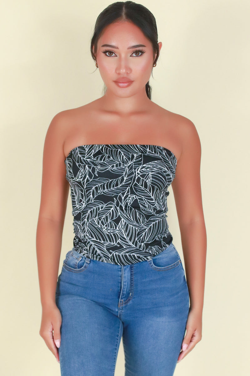 Jeans Warehouse Hawaii - SL PRINT - BLIND SIDED TUBE TOP | By PAPERMOON/ B_ENVIED