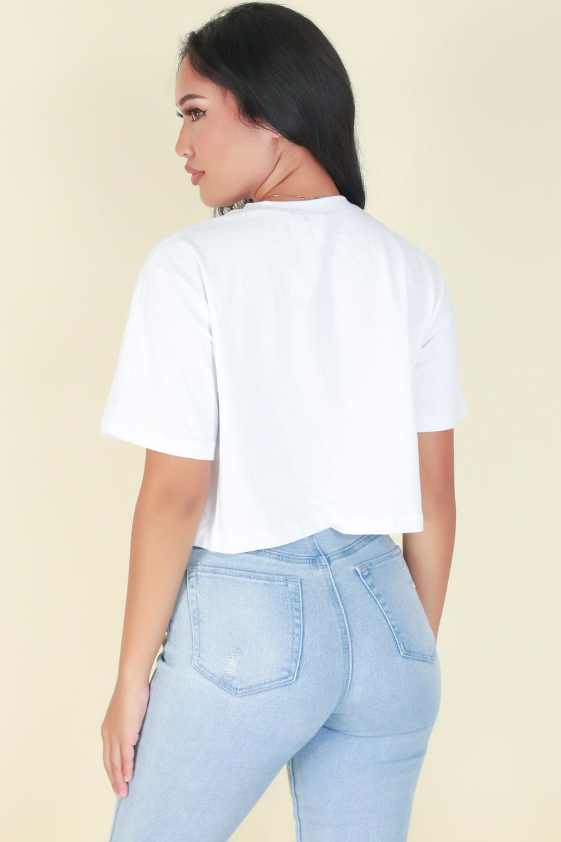 Jeans Warehouse Hawaii - S/S SOLID BASIC - GIVE IT BACK TOP | By ROSIO