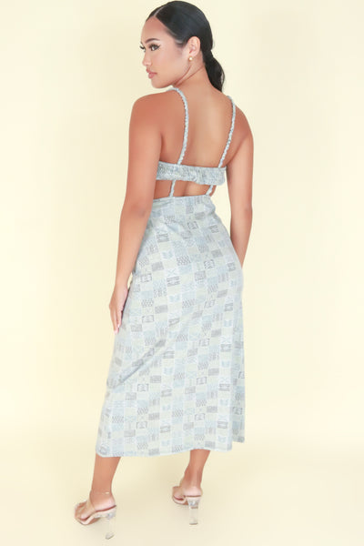 Jeans Warehouse Hawaii - S/L LONG PRINT DRESSES - JUST SO YOU KNOW DRESS | By HERSY