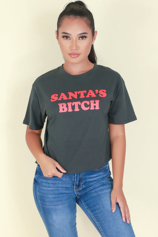 SANTA'S BITCH TOP