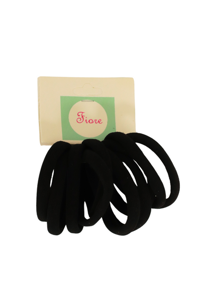 Jeans Warehouse Hawaii - PONYTAIL HOLDERS - THICK BLACK HAIR TIES | By RJ IMPORTS