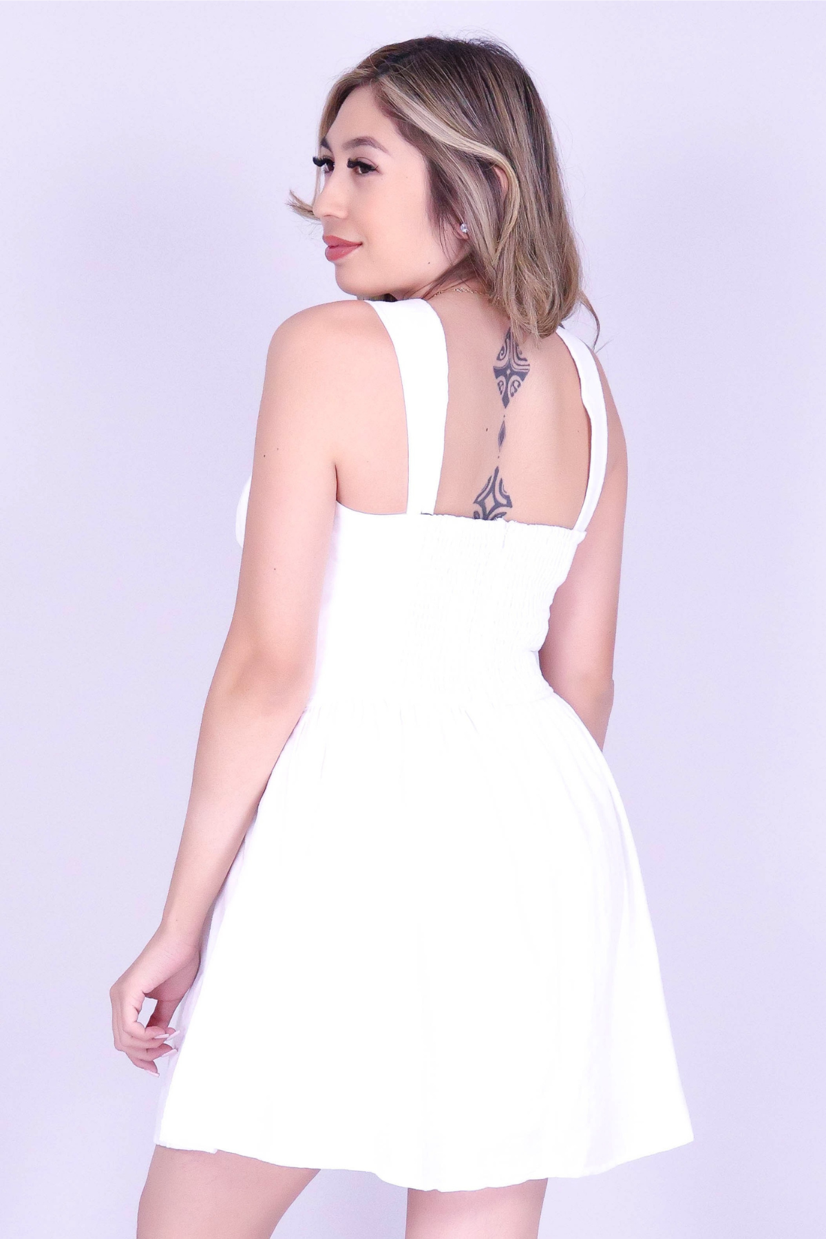 LUNA LINEN DRESS