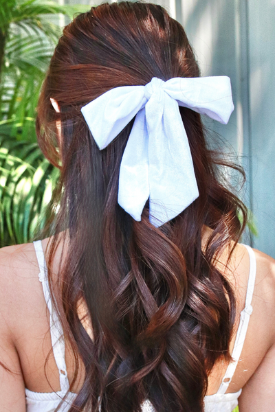 Jeans Warehouse Hawaii - BARETTES & BOBBY PINS - VELVET HAIR BOW | By JOIA TRADING
