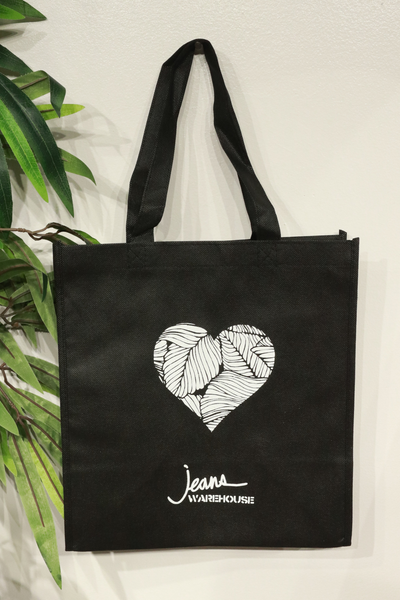 Jeans Warehouse Hawaii - RECYCLE BAGS (NEW) - HEART REUSABLE BAG | By J&H TRADING, INC.