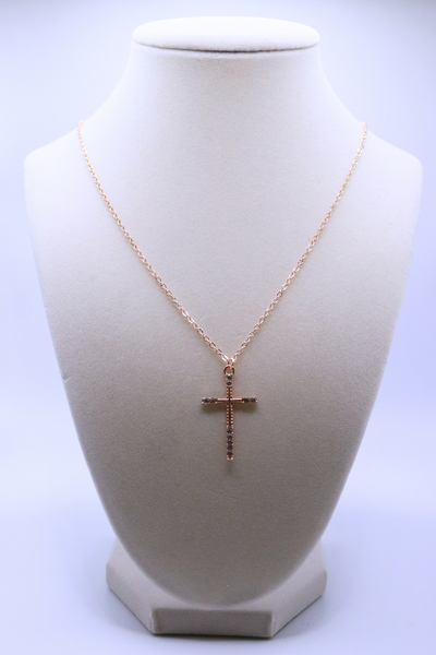 Jeans Warehouse Hawaii - NECKLACE SHORT PENDANT - CROSS NECKLACE | By ODIN FASHION CORP