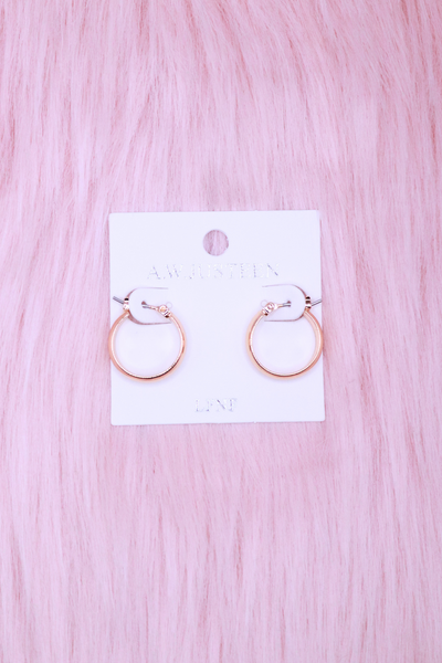 Jeans Warehouse Hawaii - BASIC HOOPS - SMALL GOLD HOOPS | By PRINCE CO
