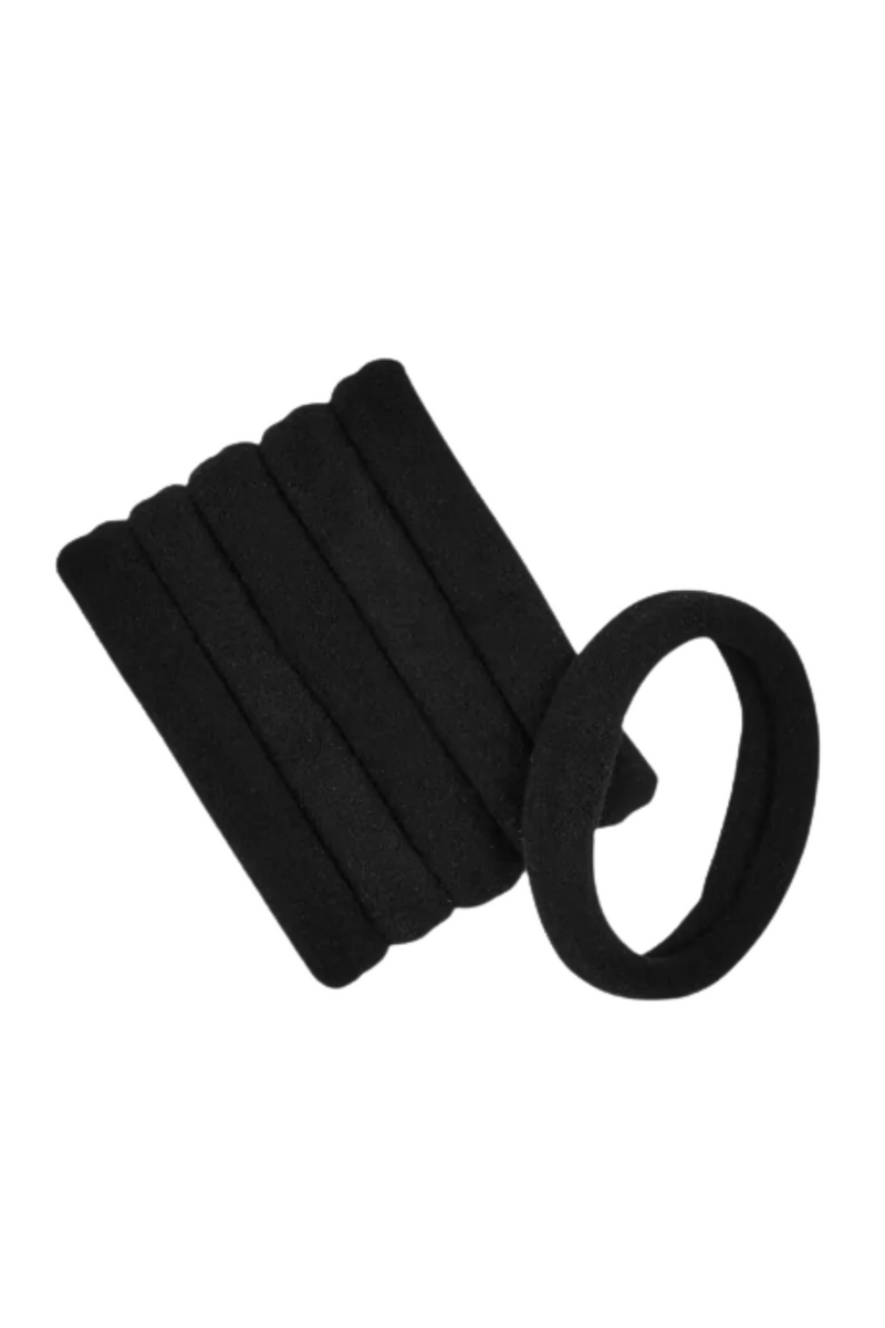 Jeans Warehouse Hawaii - PONYTAIL HOLDERS - BLACK HAIR TIES | By RJ IMPORTS