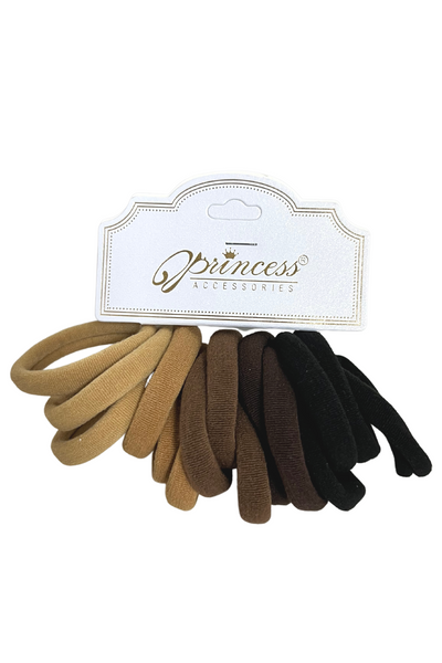 Jeans Warehouse Hawaii - PONYTAIL HOLDERS - NEUTRAL COTTON HAIR TIES | By AMERICAN (GGC) ACCESSORY