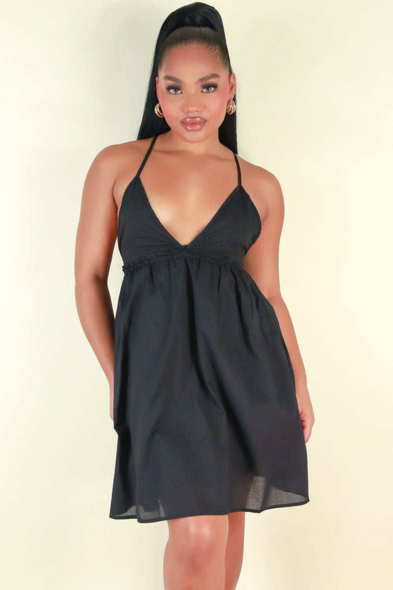 Jeans Warehouse Hawaii - S/L SHORT SOLID DRESSES - HOW&