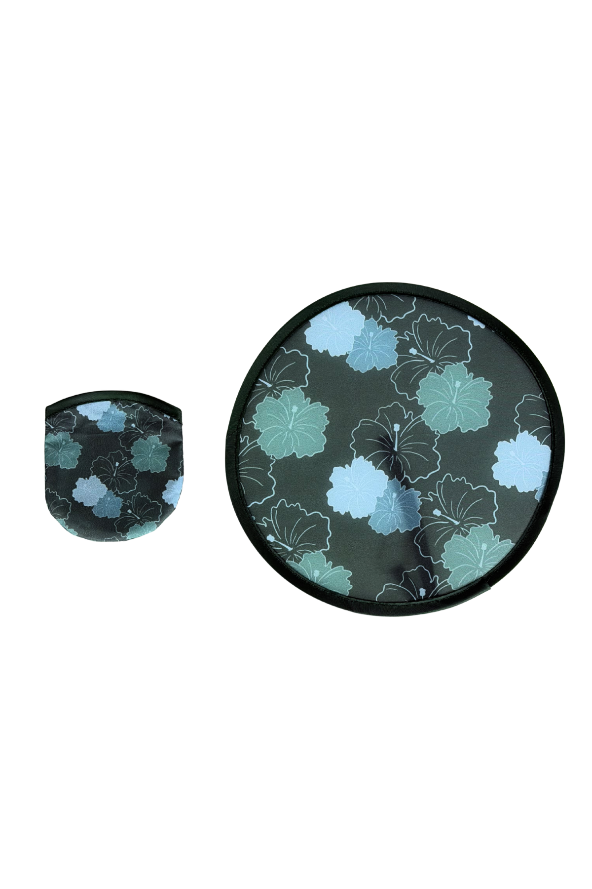 MULTI HIBISCUS FOLDABLE FAN