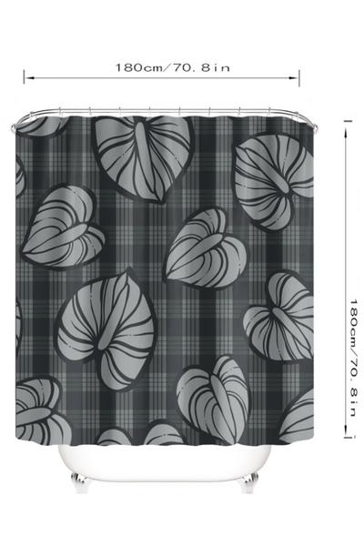 ANTHURIUM PALAKA SHOWER CURTAIN