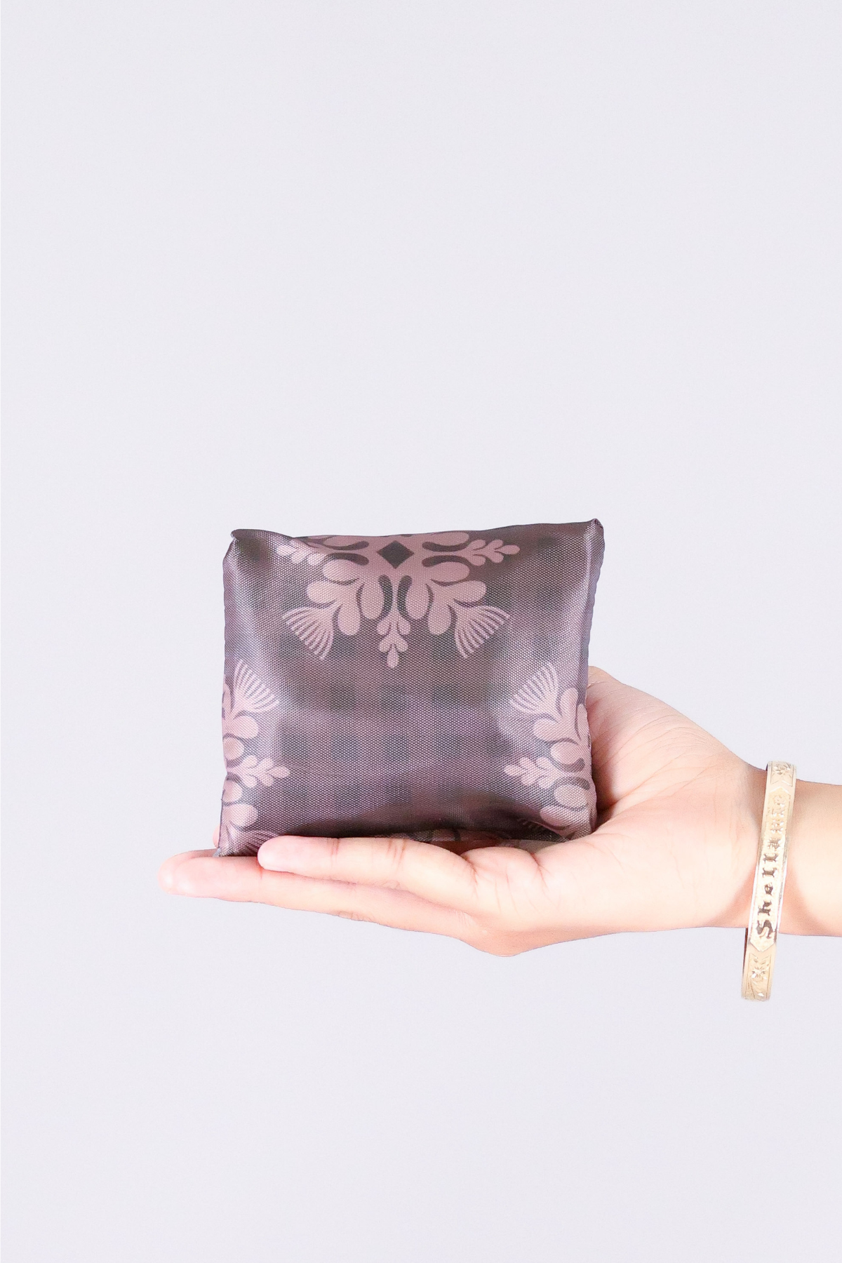 MINI GINGHAM OHIA FOLDABLE REUSABLE BAG