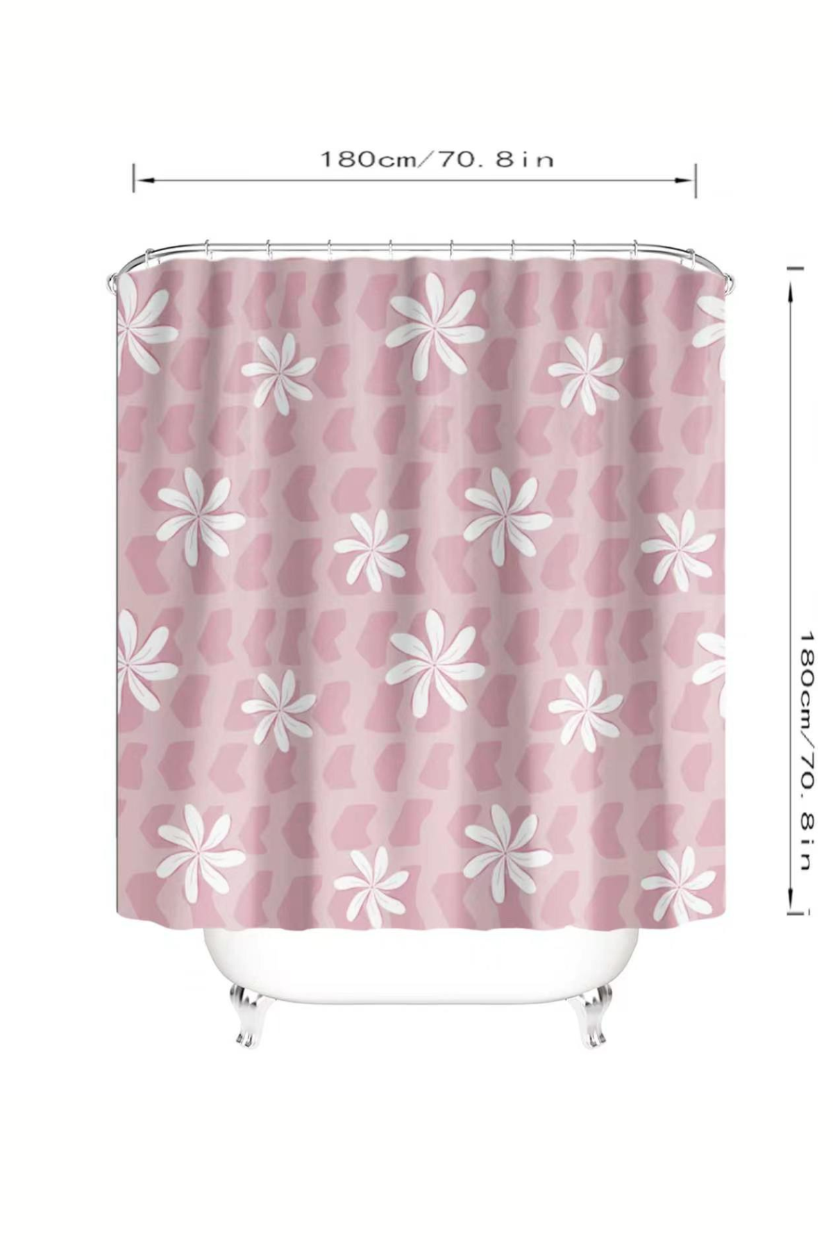 TIARE HEBREW SHOWER CURTAIN