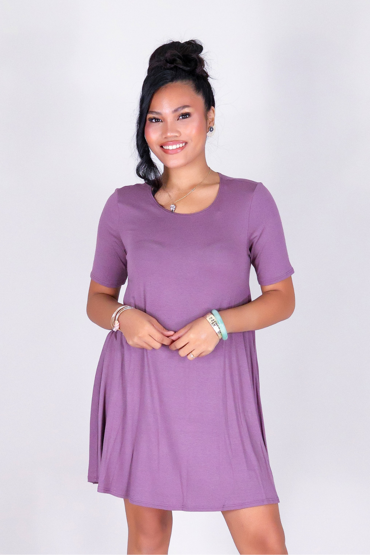 MEADOW SWAY TRAPEZE DRESS