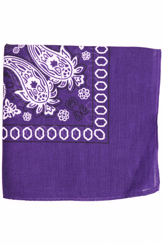 PURPLE BANDANA