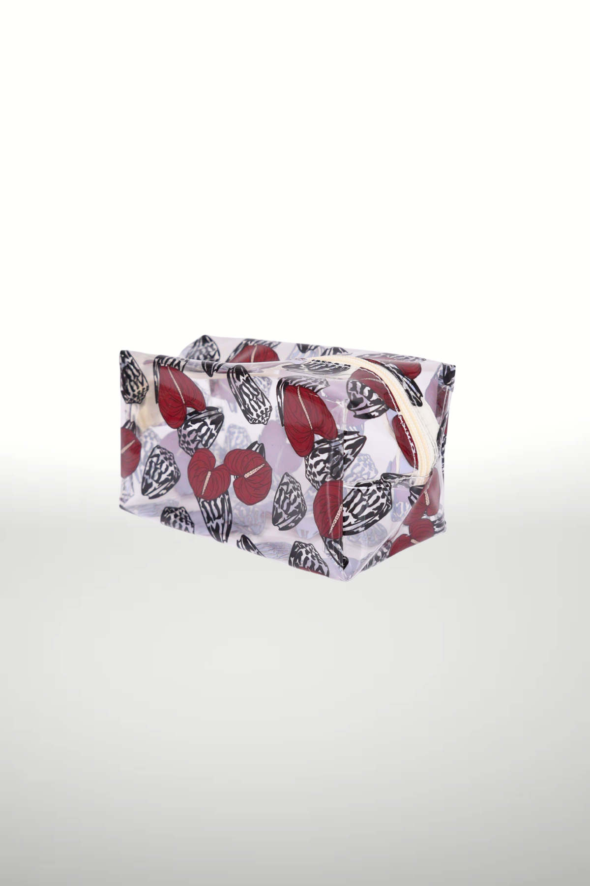 CALI COSMETIC BAG - ANTHURIUM SHELL