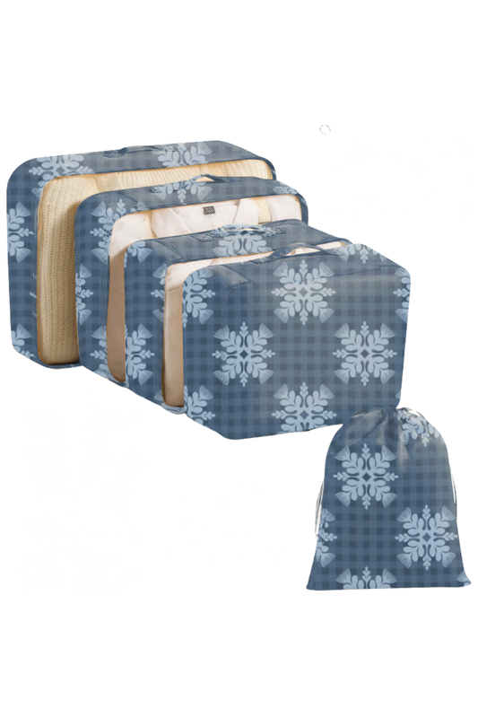 GINGHAM OHIA TRAVEL PACKING CUBES