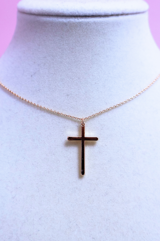 BASIC CROSS NECKLACE