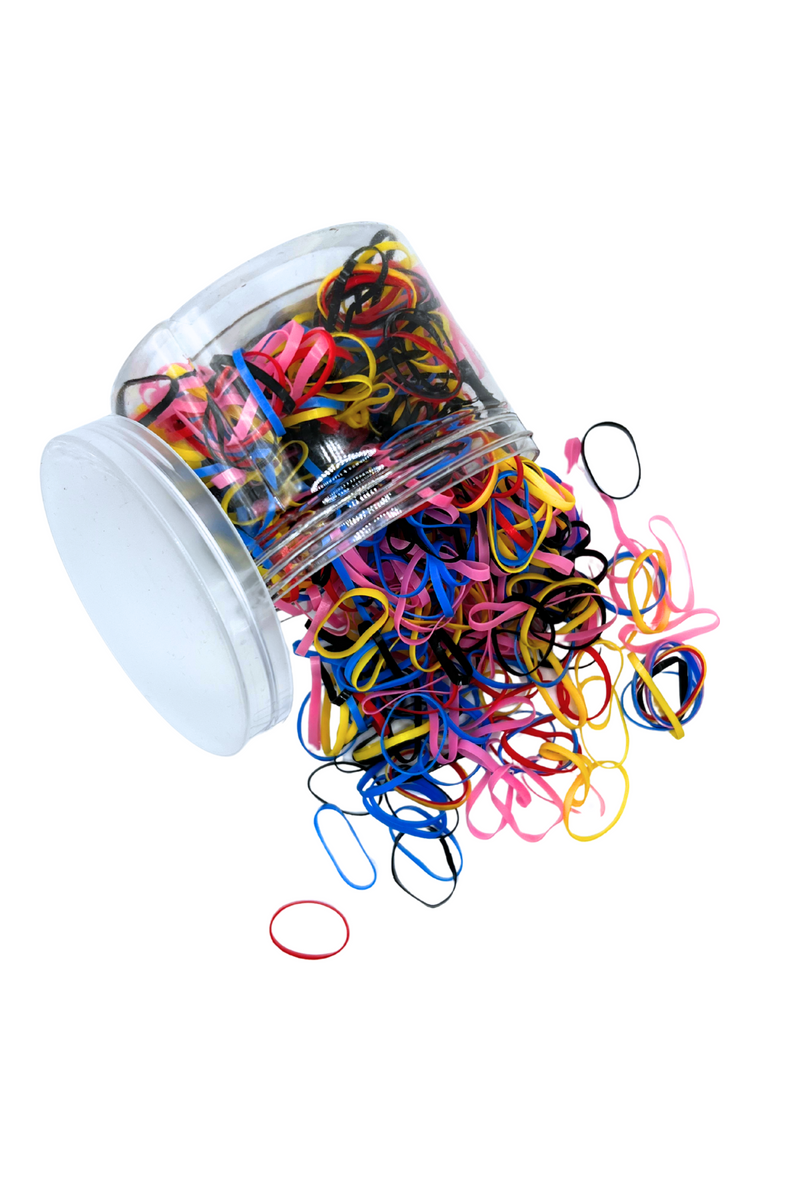 Jeans Warehouse Hawaii - PONYTAIL HOLDERS - 500 PC COLOR SMALL ELASTIC BANDS | By GREENWELL PROMOTIONS LTD